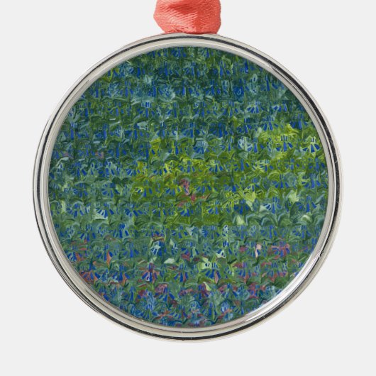 Blauwvallen 2012 metalen ornament (Voorkant)