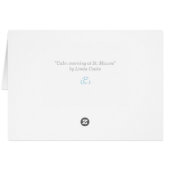 Blauwvallen en zonnestralen (Achterkant Horizontaal)