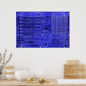 blauwvintonijn - elektronische schakelkaart poster (Keuken)