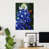 blauwvintonijn met bijen poster (Thuiskantoor)