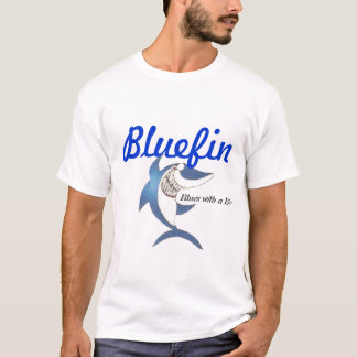 Blauwvintonijn met bijt t-shirt