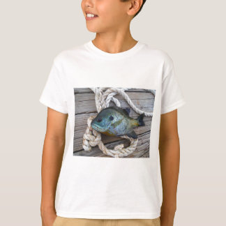 Blauwvintonijn op de haven en aan de touw t-shirt