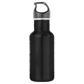 Blauwvintonijn op de haven en aan de touw waterfles  (Achterkant)