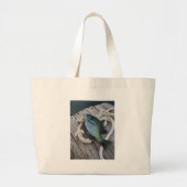 blauwvintonijn op het dok grote tote bag (Voorkant)