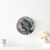 blauwvintonijn op het dok ronde klok (Huis)