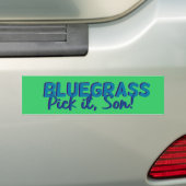 Blauwvintonijn: Pak hem, jongen. Bumpersticker (Op auto)