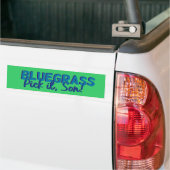 Blauwvintonijn: Pak hem, jongen. Bumpersticker (Op Truck)