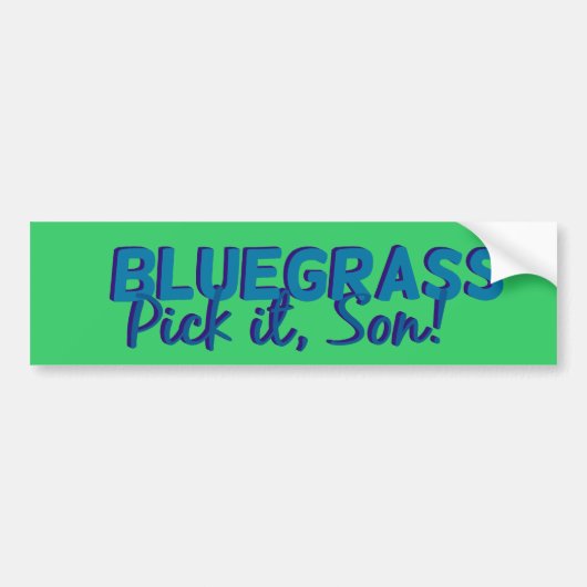 Blauwvintonijn: Pak hem, jongen. Bumpersticker (Voorkant)