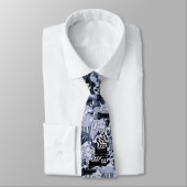 blauwvintonijn, stropdas (Gebonden)