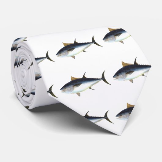 Blauwvintonijn Stropdas (Opgerold)