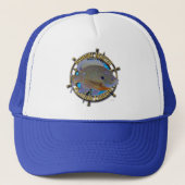 Blauwvintonijn Trucker Pet (Voorkant)