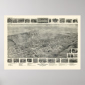 Blauwvintonijn, WV Panorama - 1911 Poster (Voorkant)