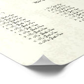 blauwvintonijnkoraal en blauwe zitplaats poster (Hoek)