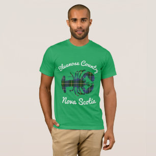 Blauwvintonijnland Nova Scotia Shirt kreeft