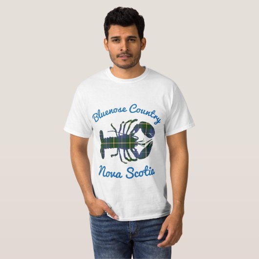 Blauwvintonijnland Nova Scotia Shirt kreeft (Voorkant volledig)
