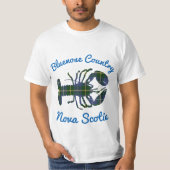 Blauwvintonijnland Nova Scotia Shirt kreeft (Voorkant)