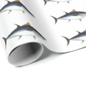 Blauwvintonijnpakpapier Cadeaupapier (Rol Hoek)