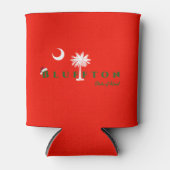 Blauwvintonijnstaat voor de geest van kerstfeestda blikjeskoeler (Voorkant)