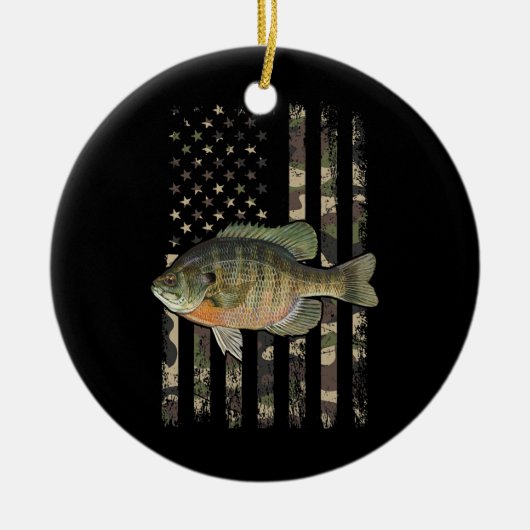 blauwvintonijnvisserij keramisch ornament (Voorkant)