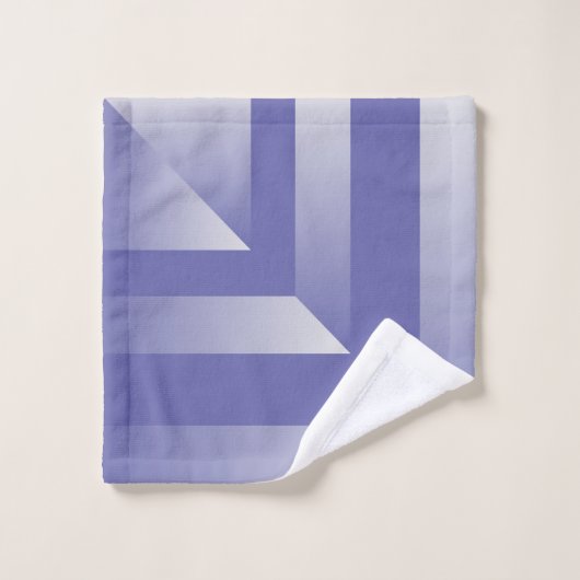 Blauwvioolshades Bad Handdoek (Wasdoekje)