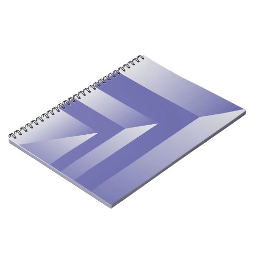 Blauwvioolshades Notitieboek (Linkerzijde)