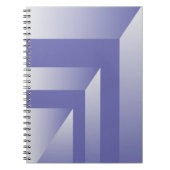 Blauwvioolshades Notitieboek (Voorkant)
