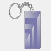 Blauwvioolshades Sleutelhanger (Voorkant Links)