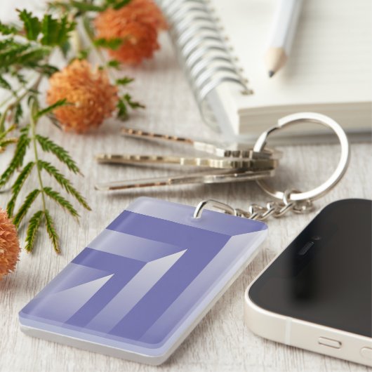Blauwvioolshades Sleutelhanger (Voorkant Rechts)