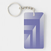 Blauwvioolshades Sleutelhanger (Voorkant)