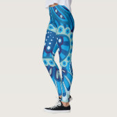 Blauwvis - Vertederde Paisley Leggings (Links)