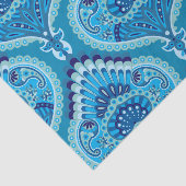 Blauwvis - Vertederde Paisley Tissuepapier (Detail)