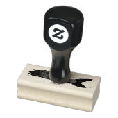 Blauwvis zwemmen rubberstempel (Stempel)