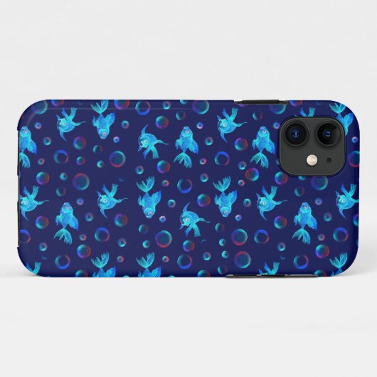 blauwvispatroon Case-Mate iPhone case (Achterkant (horizontaal))