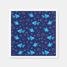 blauwvispatroon servet