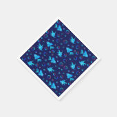 blauwvispatroon servet (Hoek)