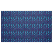blauwvispatroon stof (Fat Quarter)