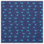 blauwvispatroon stof (Swatch)