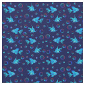 blauwvispatroon stof (Close Up)