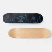 Blauwvlakkig ontwerp persoonlijk skateboard (Horizontaal)