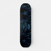 Blauwvlakkig ontwerp persoonlijk skateboard (Voorkant)