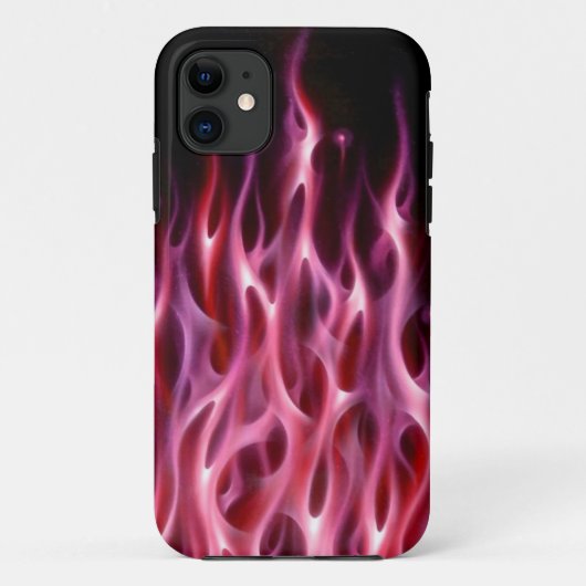 Blauwvlam ontwerp luchtborstelwagen Case-Mate iPhone case (Achterkant)