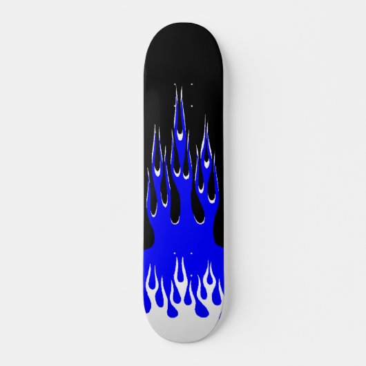 Blauwvlam Skateboard (Voorkant)