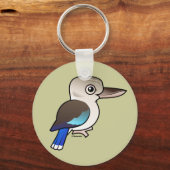 Blauwvleugelige Kookaburra Sleutelhanger (Voorkant)