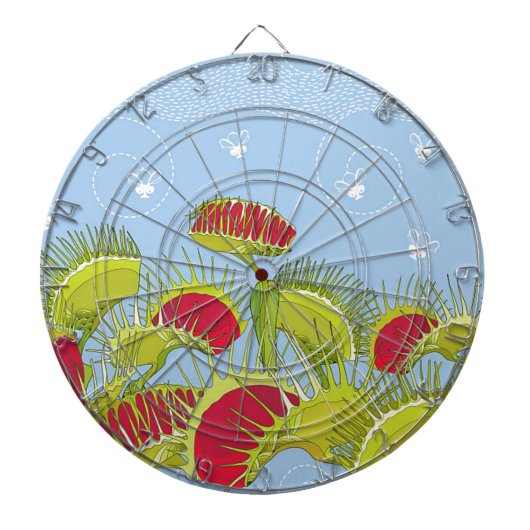 blauwvliegenval dartbord (Voorkant)