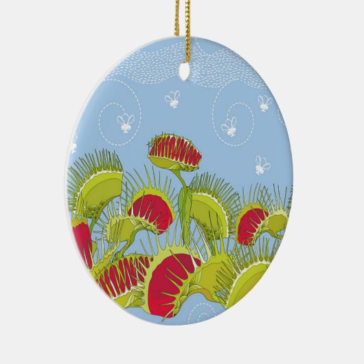 blauwvliegenval keramisch ornament (Rechts)