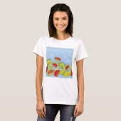 blauwvliegenval t-shirt (Voorkant volledig)