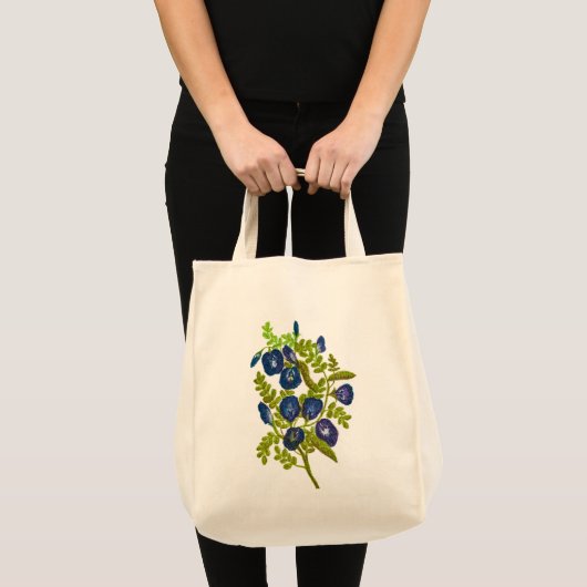 blauwvlindererwt tote bag (Voorkant (product))