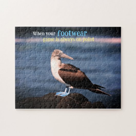 Blauwvoetganger Legpuzzel (Horizontaal)