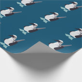 blauwvoetvogel van Zee Cadeaupapier (Hoek)