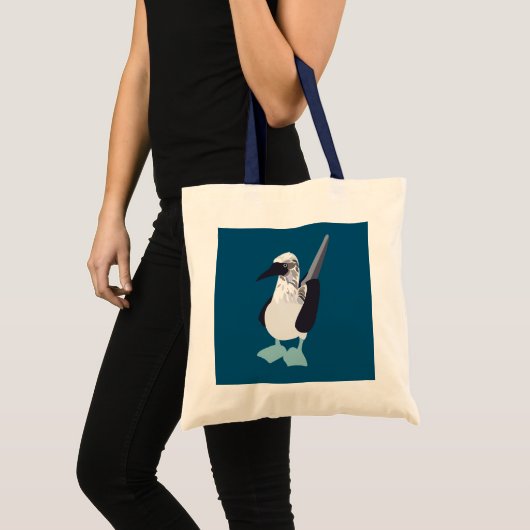 blauwvoetvogel van Zee Tote Bag (Voorkant (product))